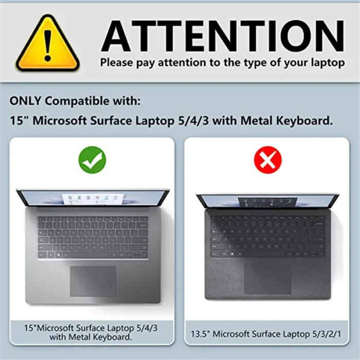 Matte Hartschale für Surface Laptop 3 4 5 15 Zoll Schutz Hülle schlank – Bild 2