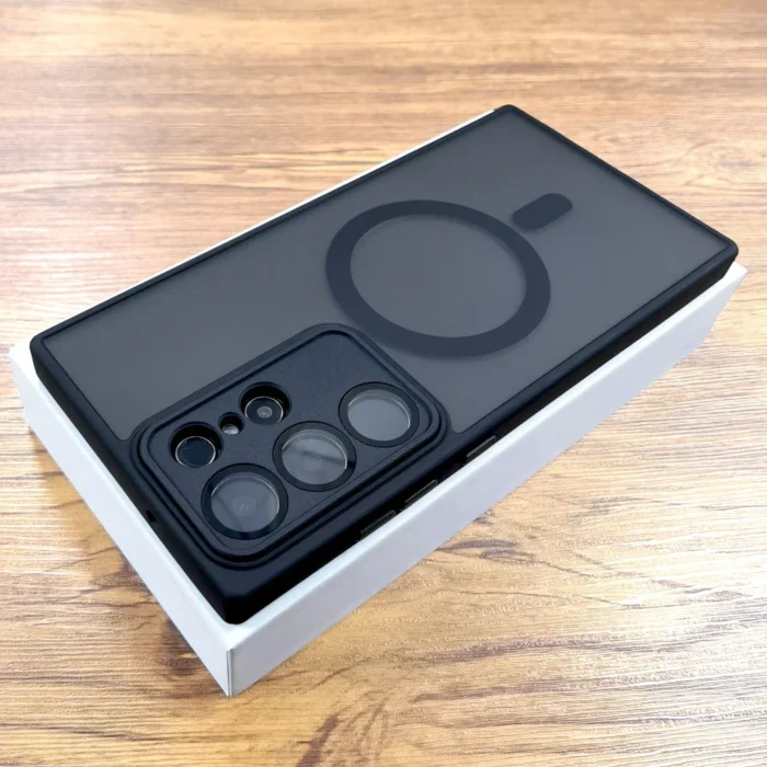 Matte Hülle f. Samsung Galaxy S25 S24 Ultra MagSafe Ladefunktion – Bild 1