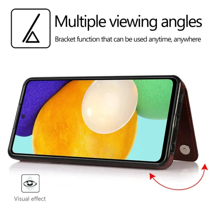 Wallet Case Hülle für Samsung Galaxy S24 Ultra S23 Flip Kartenfächer Ständer – Bild 2