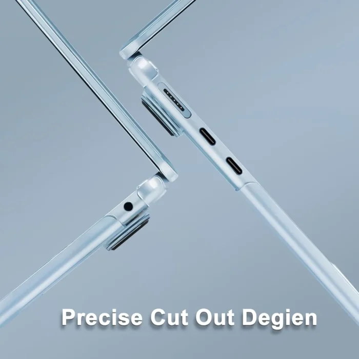 MacBook Air Pro Hülle Set 13-16" M1-M4 Hartschale Tastatur Folie Adapter – Bild 5