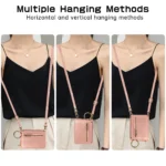 Wallet Case für Samsung Galaxy Z Flip 3 4 5 6 mit Kartenfach, Münztasche und abnehmbarem Schulterriemen – Bild 5