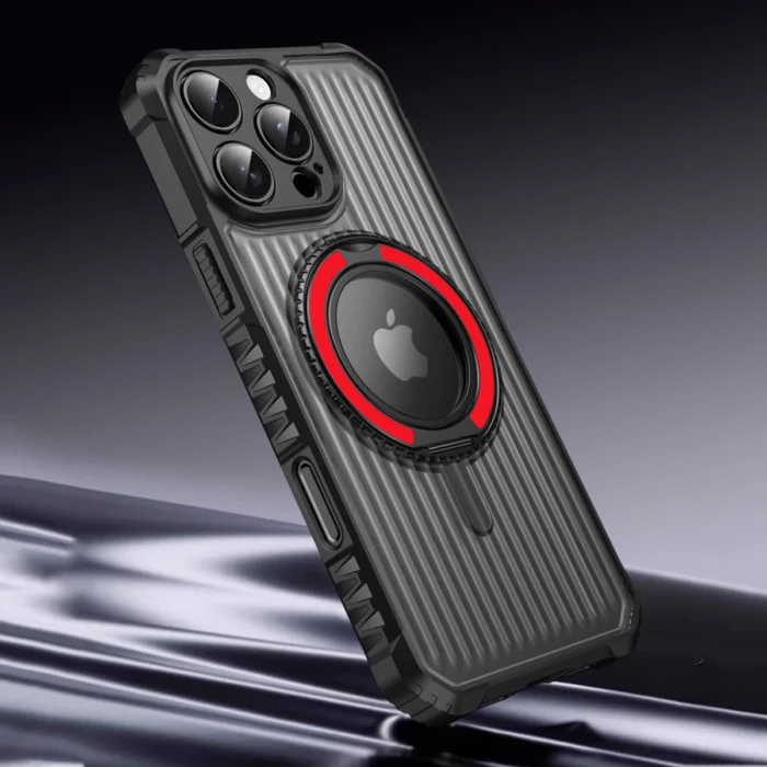 MagSafe iPhone Hülle mit 360° Drehständer & Magnetring Stoßschutz – Bild 5