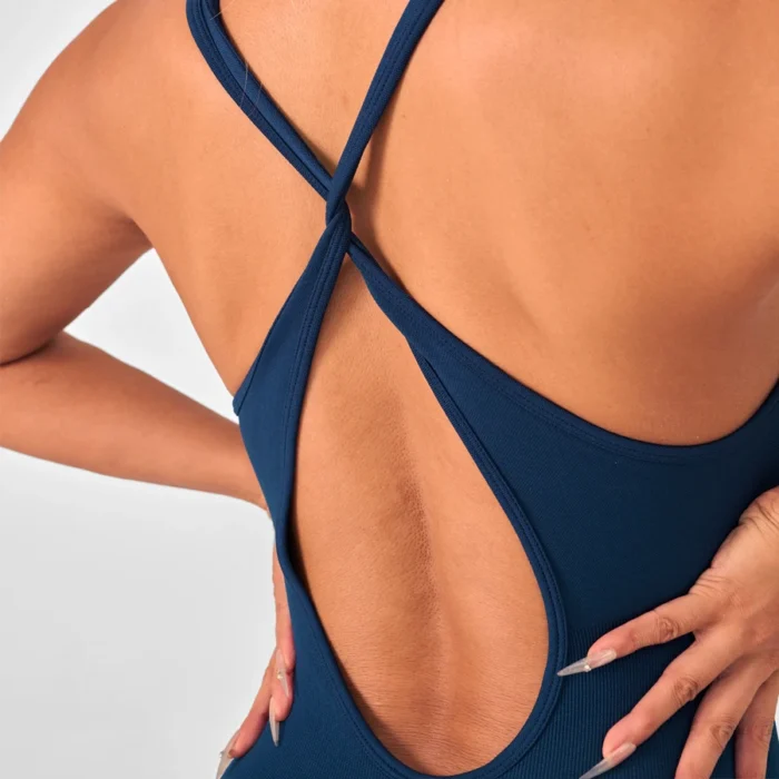 Seamless Damen Jumpsuit Slim Fit Yoga Bodysuit mit Bauch-Support & Scrunch – Bild 5