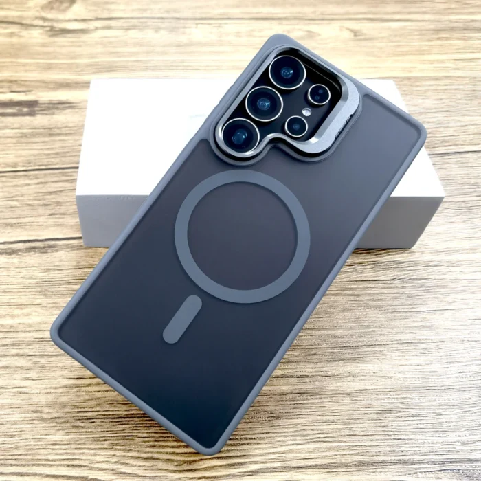 Schutzhülle f. Samsung Galaxy S25 S24 Ultra MagSafe matt transparent stoßfest – Bild 1