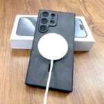 Hülle f. Samsung S24 S23 Lederoptik MagSafe Case Hirsch Design – Bild 6