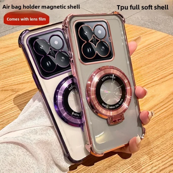 Magnet Ring Hülle für Xiaomi Redmi Poco transparent Stand Cover Schutz – Bild 6