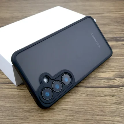 Schutzhülle f. Samsung Galaxy A55 A54 S24 S23 matt schwarz