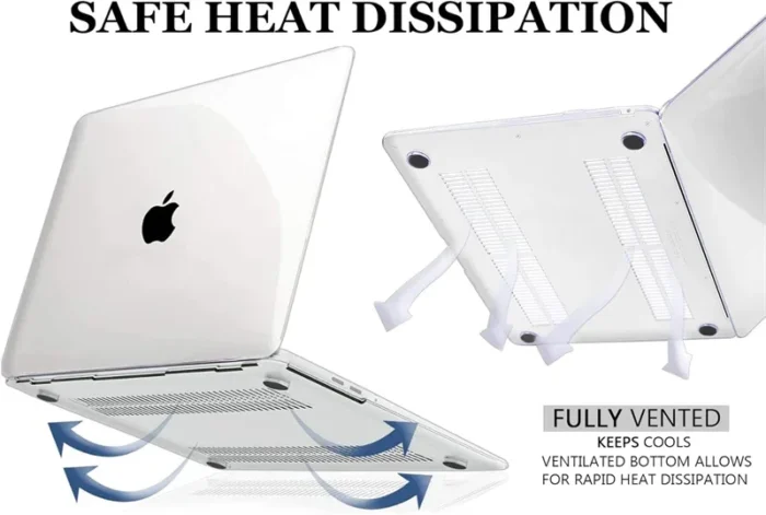 Kristallklare Schutzhülle MacBook Air 13 M1-M4 15 M3 Pro 13/14/16 Slim – Bild 6