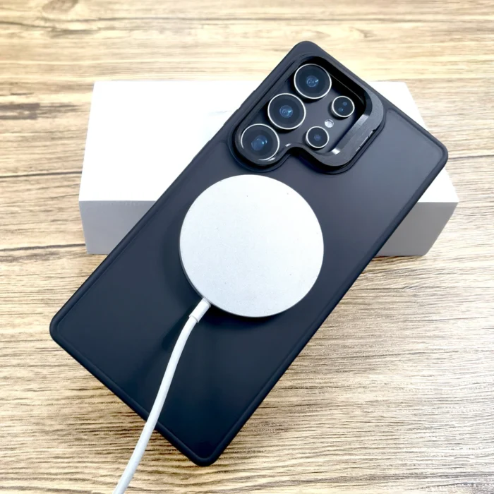 Schutzhülle f. Samsung Galaxy S25 S24 Ultra MagSafe matt transparent stoßfest – Bild 4