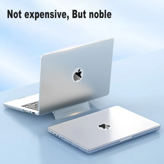 MacBook Air Pro Hülle Transparent Stand M1-M4 13-16 Zoll Kühlung – Bild 3