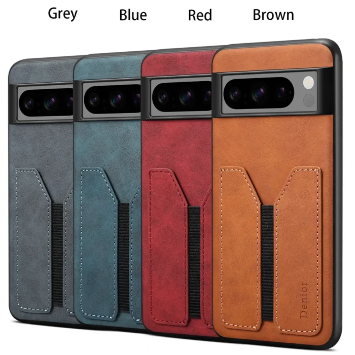 Schutz Hülle mit Kartenfach für Google Pixel 8A 7A 6A Pro Slim Wallet Case – Bild 6