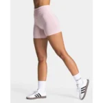 Damen Sport-Set Nahtlos Yoga Shorts High Waist & Crop Top Langarm Fitness – Bild 4