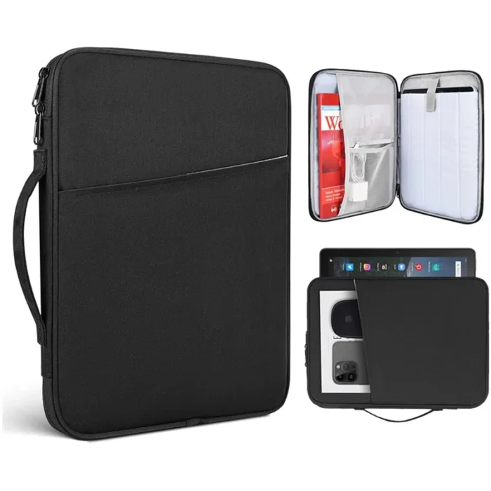 Wasserdichte Business Laptoptasche 11-16 Zoll stoßfest gepolstert Organizer Dokumententasche – Bild 1