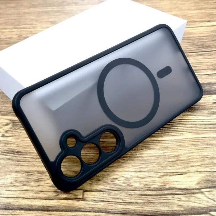 Transparente MagSafe Hülle für Samsung Galaxy A55 A54 A56 S24 S23 Anti Fingerprint – Bild 4