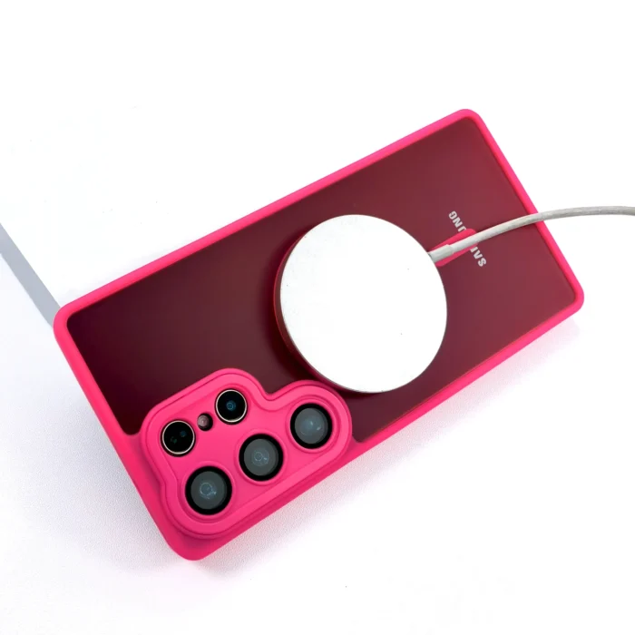 MagSafe Hülle für Samsung Galaxy S24 Ultra S25 Ultra matte schwarz – Bild 4