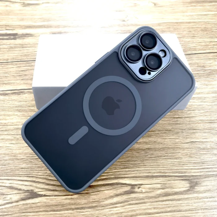 Hülle f. iPhone 16 15 14 13 12 11 Pro Max MagSafe matt transparent – Bild 2