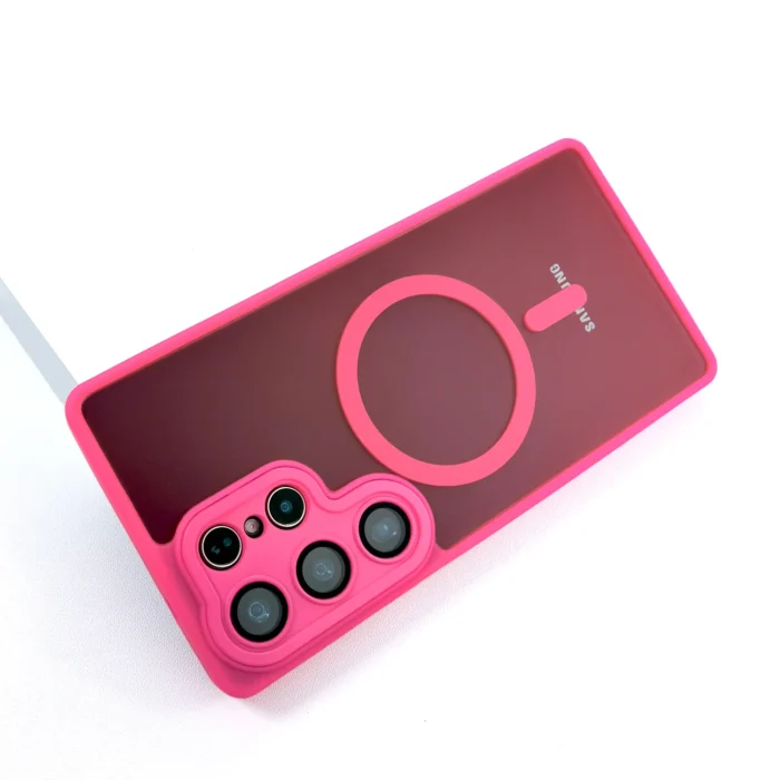 MagSafe Hülle für Samsung Galaxy S24 Ultra S25 Ultra matte schwarz – Bild 2