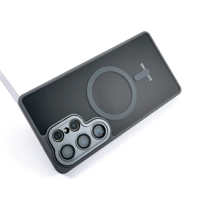 MagSafe Hülle für Samsung Galaxy S24 Ultra S25 Ultra matte schwarz – Bild 1