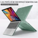 Glitzer Komplettset für MacBook Air M2 13" 14" Case mit Folie Tastaturschutz – Bild 4