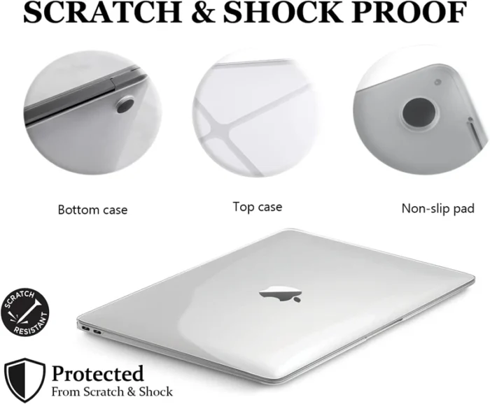 Ultradünne Hard Case Schutzhülle Transparent für MacBook Air Pro 13 14 15 16 Zoll – Bild 5