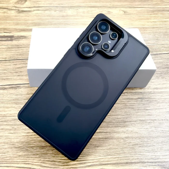 Schutzhülle f. Samsung Galaxy S25 S24 Ultra MagSafe matt transparent stoßfest – Bild 3