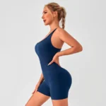 Seamless Damen Jumpsuit Slim Fit Yoga Bodysuit mit Bauch-Support & Scrunch – Bild 4