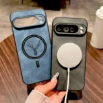 MagSafe Hülle Google Pixel 7 8 9 10 Lederoptik Wireless Charging – Bild 4