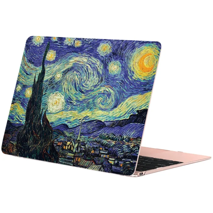 MacBook Air Pro Hülle Hard Shell 13-16 Zoll Kunst Marmor Van Gogh M1-M4 – Bild 6