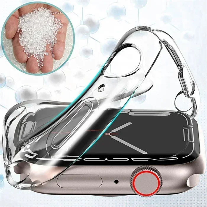 Transparenter TPU Gehäuseschutz für Apple Watch Serie 10 9 8 7 SE Ultra 38 40 41 42 44 45 46 49 mm – Bild 2