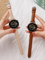 Echtleder Uhrenarmband für Samsung Galaxy Watch 7 6 5 4 Classic Huawei GT 20mm 22mm – Bild 2