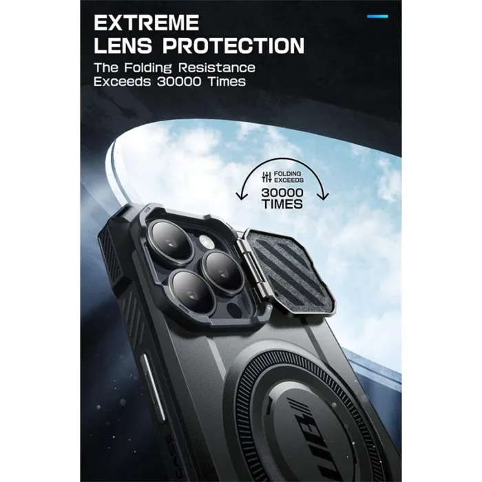 SUPCASE Militär Schutz Hülle für iPhone 15 Pro Max 6.7" mit Kickstand & Kamera Klappe – Bild 2