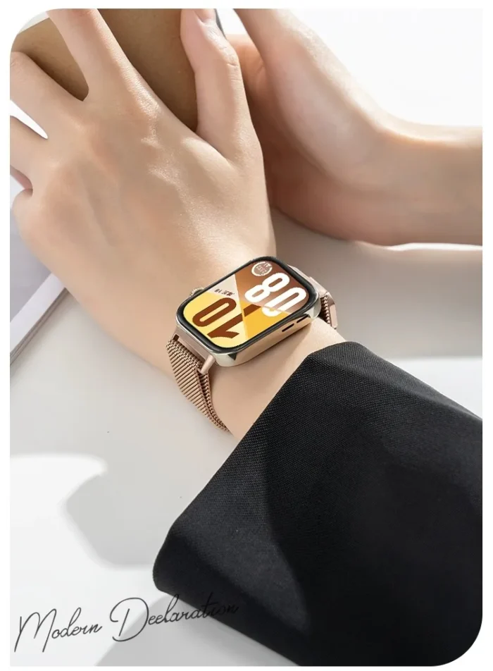 Milanese Armband für Huawei Watch Fit 2 3 4 4 Pro Magnetisch Edelstahl Silber – Bild 5