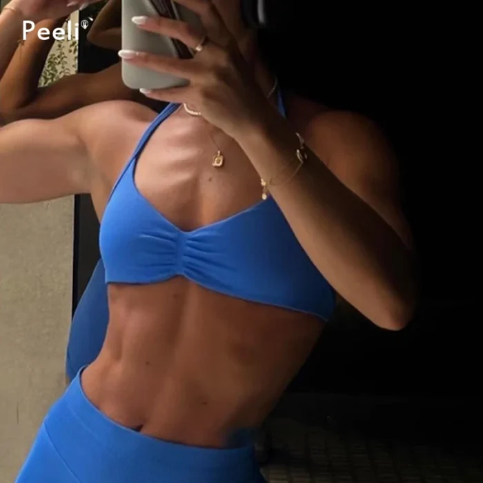 kf-S3c3635cc62e6453e8dc9a65f1ddf4642z.webp Sport BH nahtlos atmungsaktiv Fitness Yoga Scrunch Rücken XS XL – Bild 1