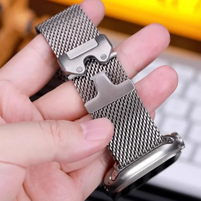 Apple Watch Milanese Loop Edelstahl Magnetarmband 38-49mm Serie 3-10 SE Ultra – Bild 3