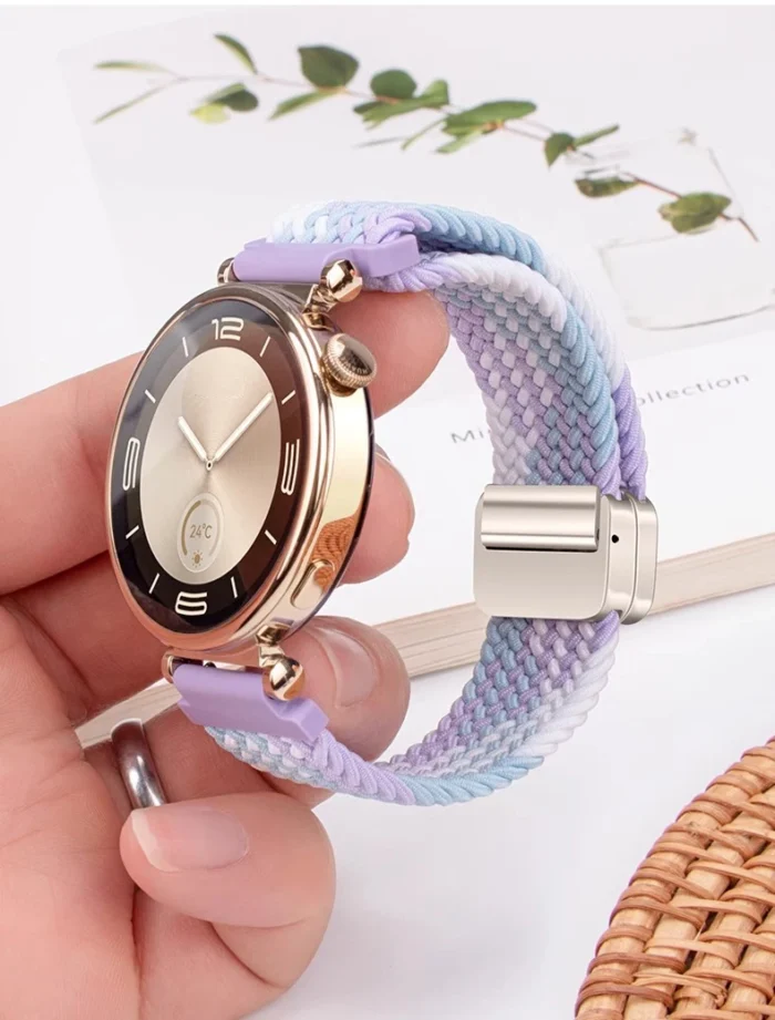 Geflochtenes Magnetarmband elastisch für Huawei Watch GT 5 4 41mm 42mm GT 5 Pro – Bild 3
