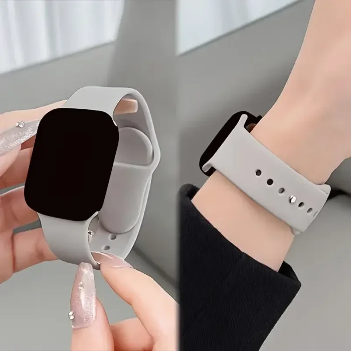 Sportarmband für Apple Watch Series 1-10 38-49mm Silikon 25 Farben atmungsaktiv flexibel – Bild 2