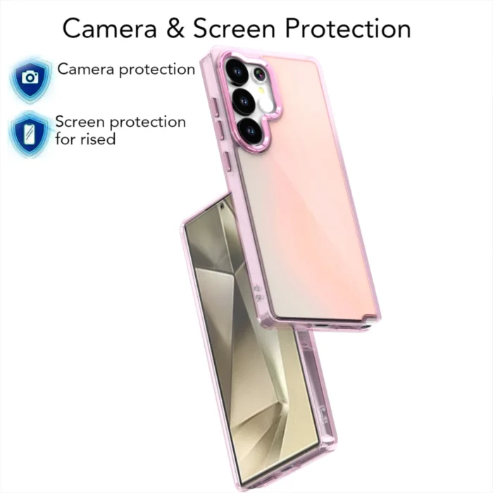 Kristallklare Stoßfeste Hülle für Samsung Galaxy S25 Ultra S24 Ultra S23 Ultra Schutz Case – Bild 4