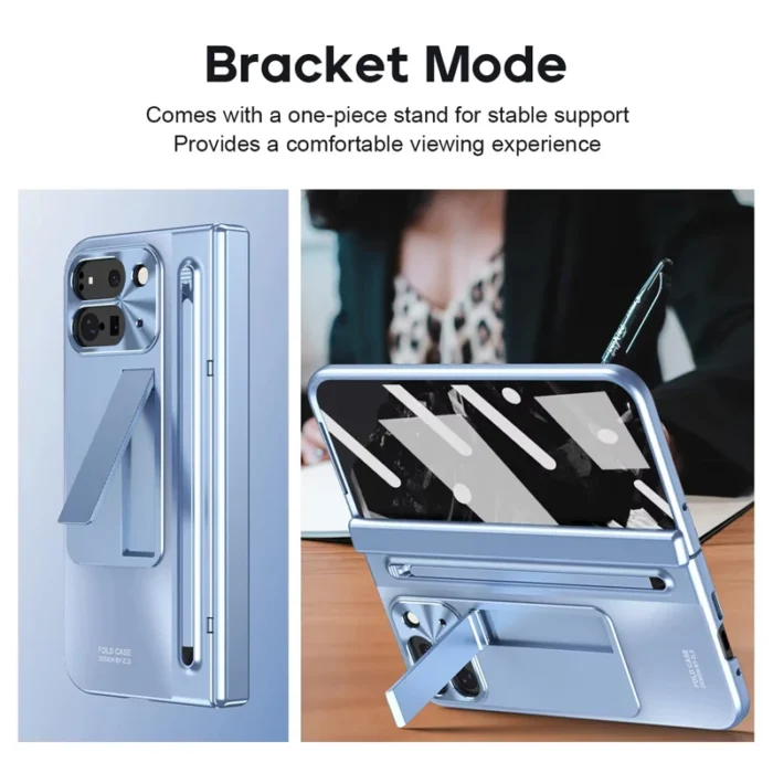 Premium Hülle für Google Pixel 9 Pro Fold mit Ständer, Stylus & 360° Schutz – Bild 1