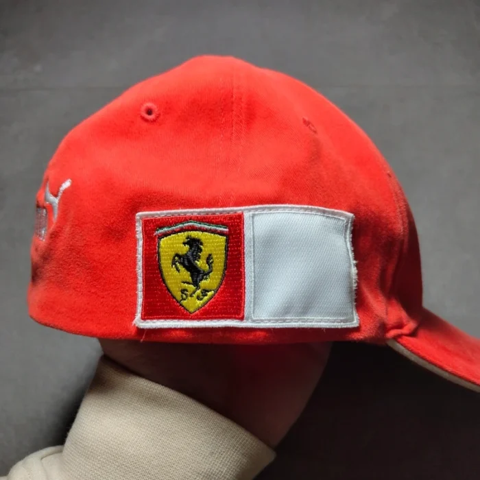 Original Puma Ferrari Kappe Baseball Cap Rot Scudetto Fan Cap Limited Edition – Bild 2