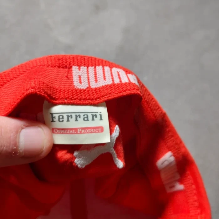 Original Puma Ferrari Kappe Baseball Cap Rot Scudetto Fan Cap Limited Edition – Bild 4