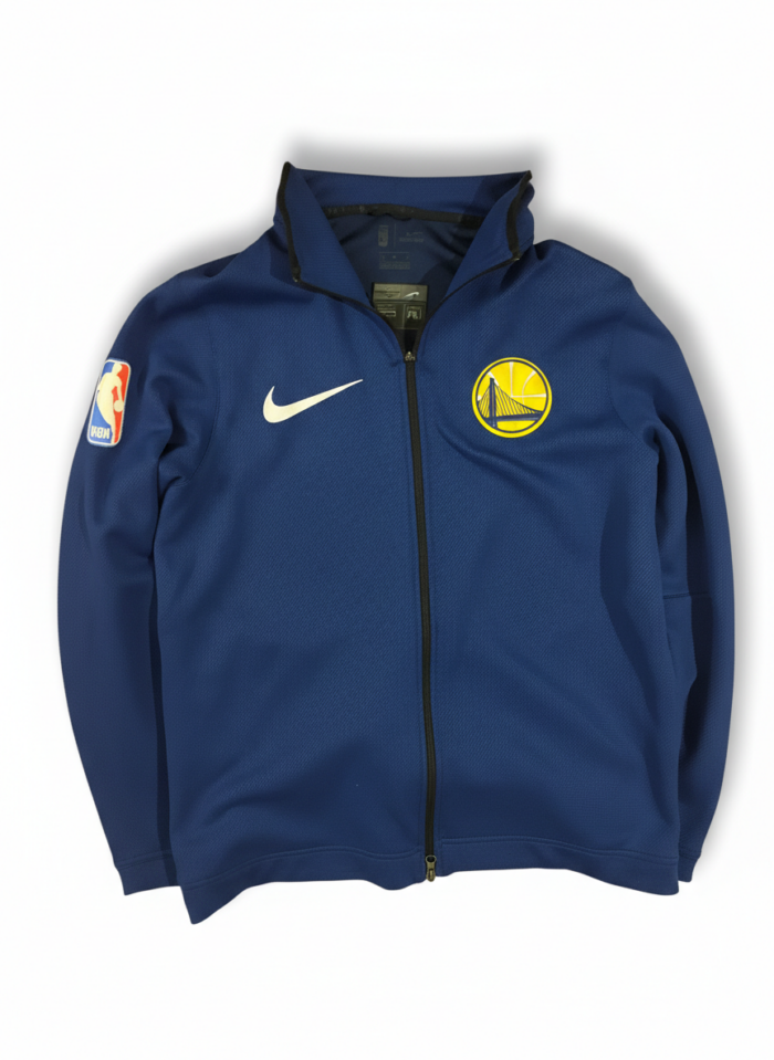 Nike NBA Golden State Warriors Kapuzenjacke Kobaltblau XL – Bild 1