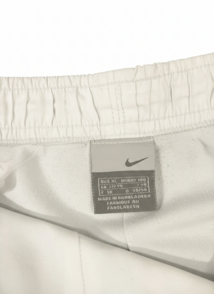 Nike Trainingshose Trackpants Hellgrau Weiß XL Colorblock Swoosh – Bild 2