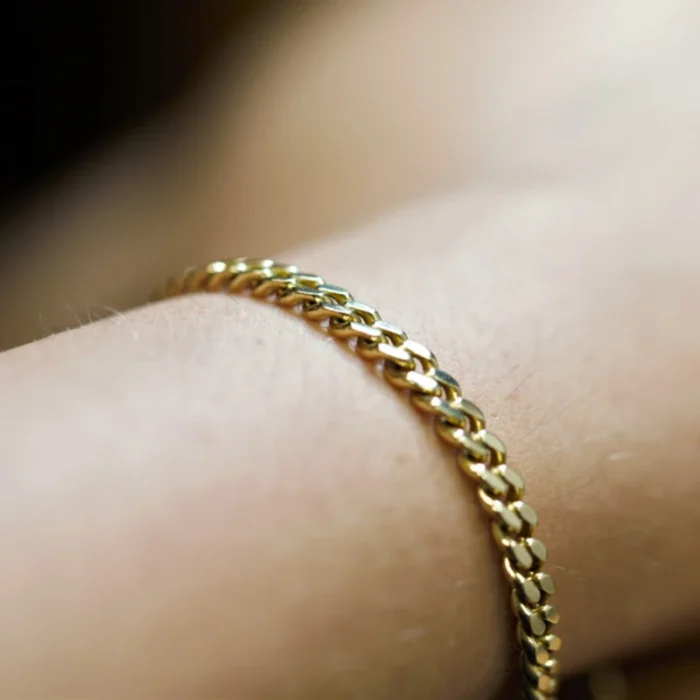 Kubanisches Gliederarmband Edelstahl 3-11mm Breite Wasserabweisend für Männer Frauen Geschenk – Bild 4